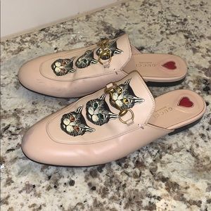 gucci cat mules